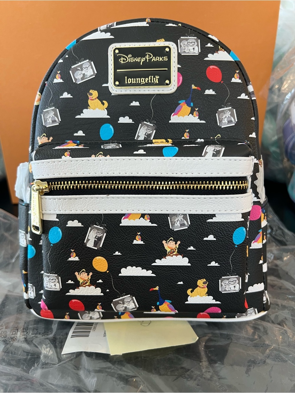 Loungefly Black Winnie the Pooh Balloon Mini Backpack
